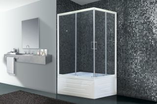 Душевой уголок Royal Bath BP 120x80см левый белый RB8120BP-T-L